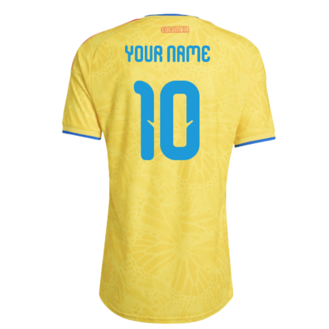 2026-2027 Colombia Authentic Home Shirt (Your Name)-Football Jersey Hub
