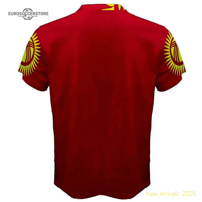 Kyrgyzstan Flag Sublimated Sports Jersey-Football Jersey Hub