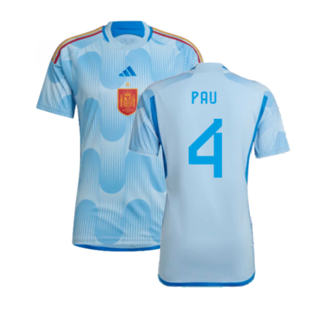 2022-2023 Spain Away Shirt (Pau 4)-Football Jersey Hub