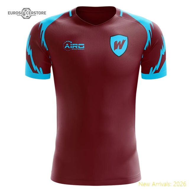 2025-2026 West Ham Home Concept Football Shirt (Your Name)-Football Jersey Hub