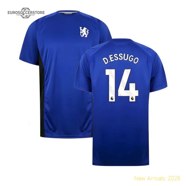 Chelsea Poly T-Shirt (Blue) (D.Essugo 14)-Football Jersey Hub