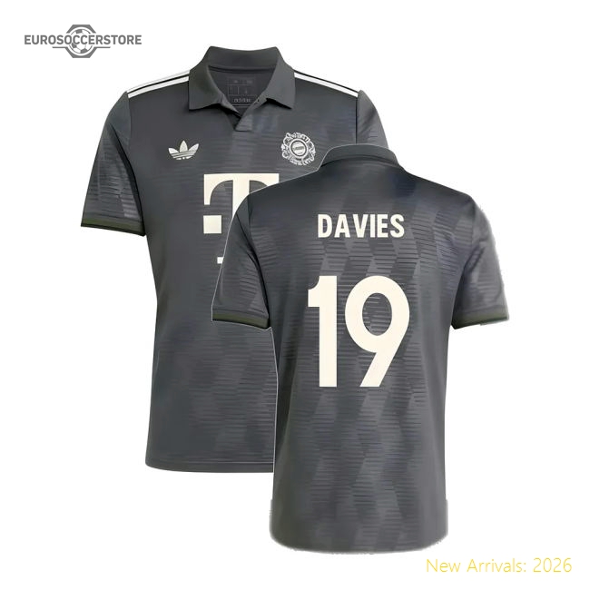 2024-2025 Bayern Munich Wiesn Jersey (Davies 19)-Football Jersey Hub