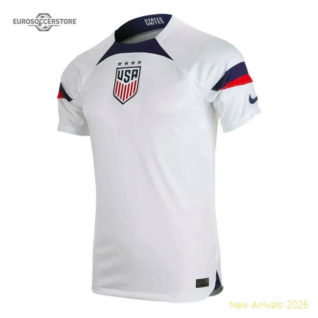 2022-2023 USA Home Football Shirt-Football Jersey Hub