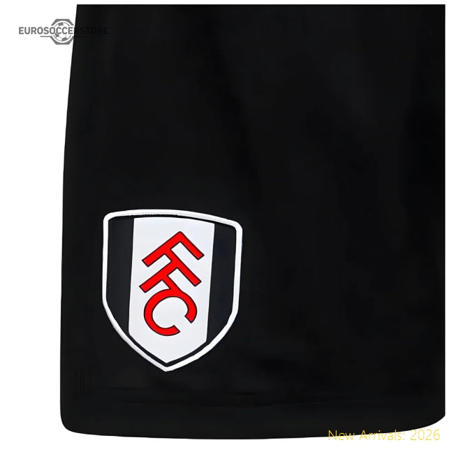 2024-2025 Fulham Home Shorts (Black) - Kids-Football Jersey Hub