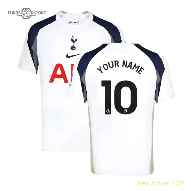 2025-2026 Tottenham Hotspur Home Shirt (Your Name)-Football Jersey Hub