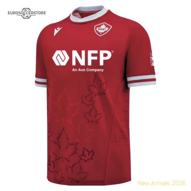 2025-2026 Canada Home Rugby Shirt-Football Jersey Hub