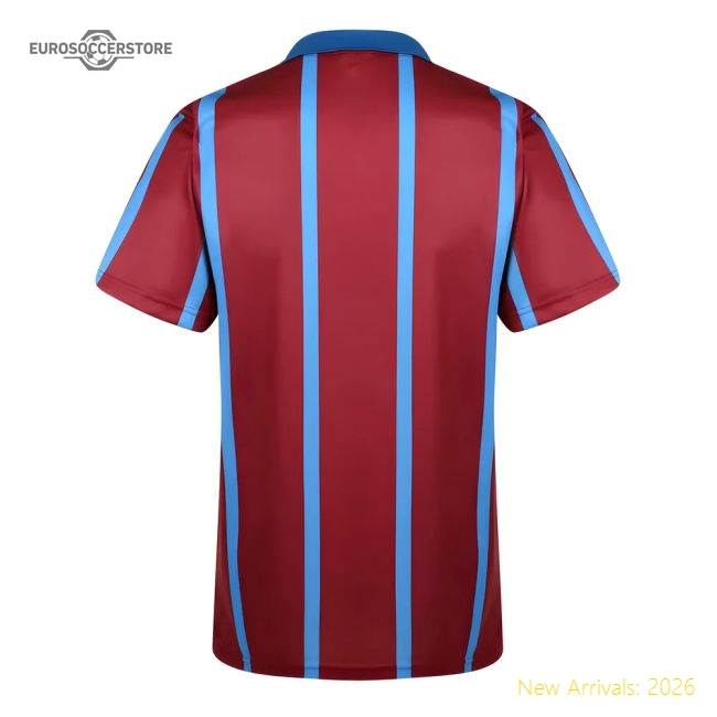 Score Draw Aston Villa 1994 Retro Football Shirt-Football Jersey Hub