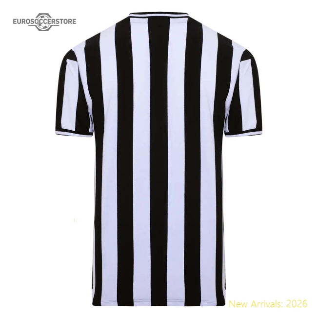 Score Draw Newcastle United 1974 Retro Football Shirt-Football Jersey Hub