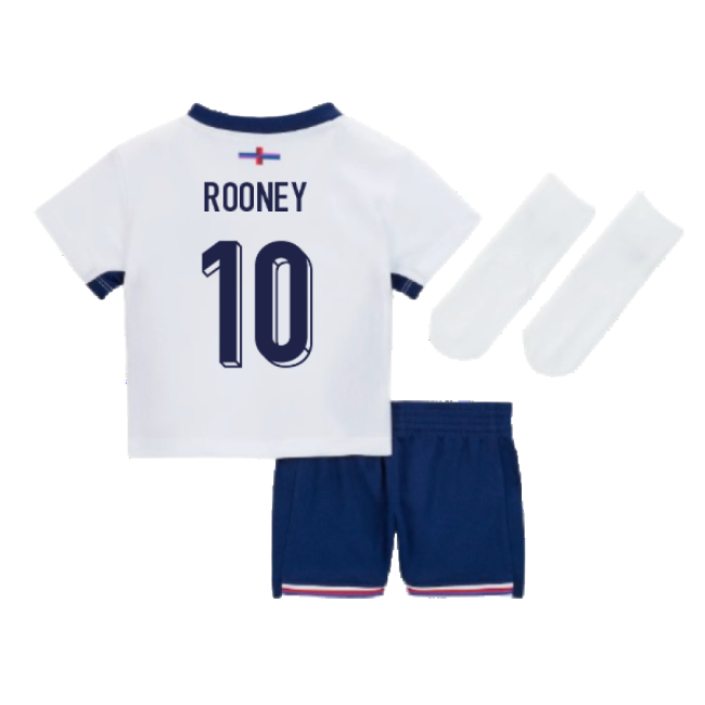 2024-2025 England Home Baby Kit (Rooney 10)-Football Jersey Hub