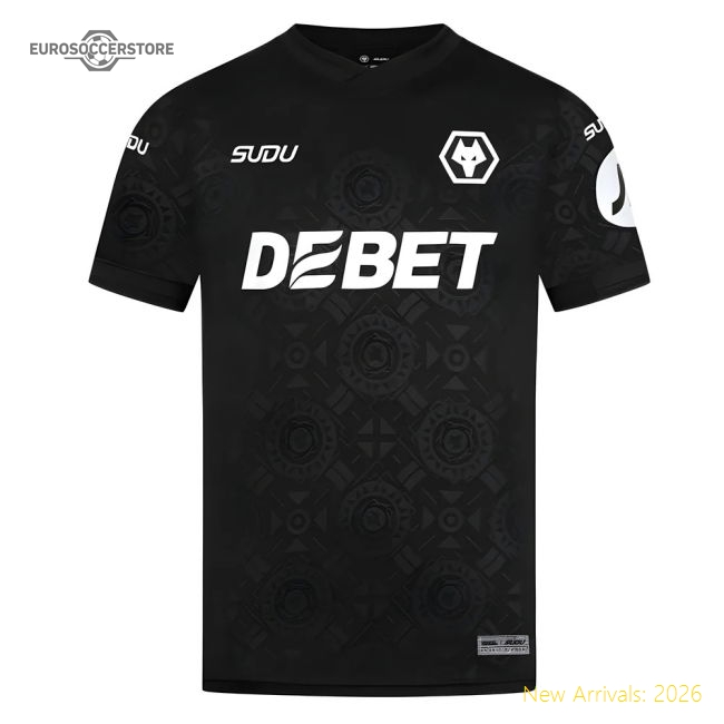 2025-2026 Wolves Goalkeeper Home Shirt (Black)-Football Jersey Hub