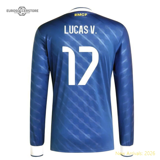 2025-2026 Real Madrid Long Sleeve Third Shirt (Lucas V. 17)-Football Jersey Hub