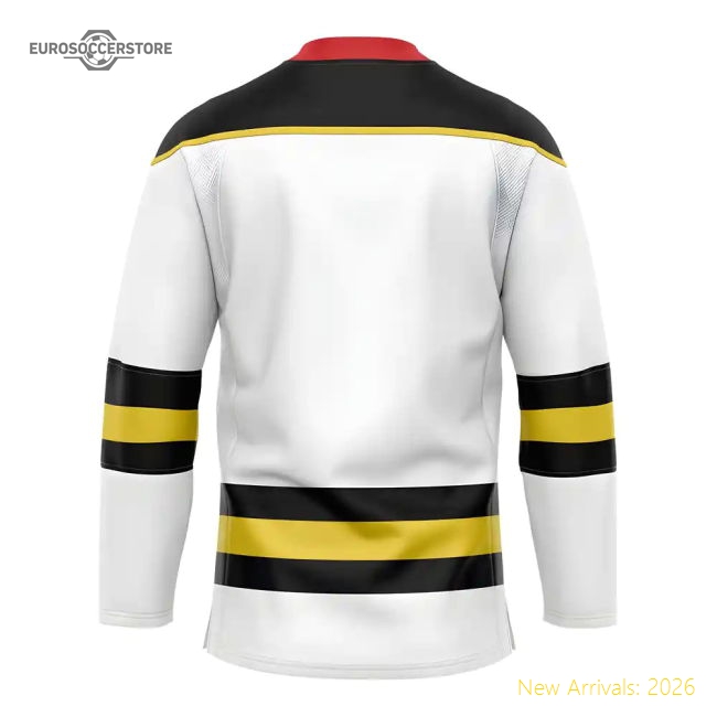 Germany Home Ice Hockey Shirt-Football Jersey Hub