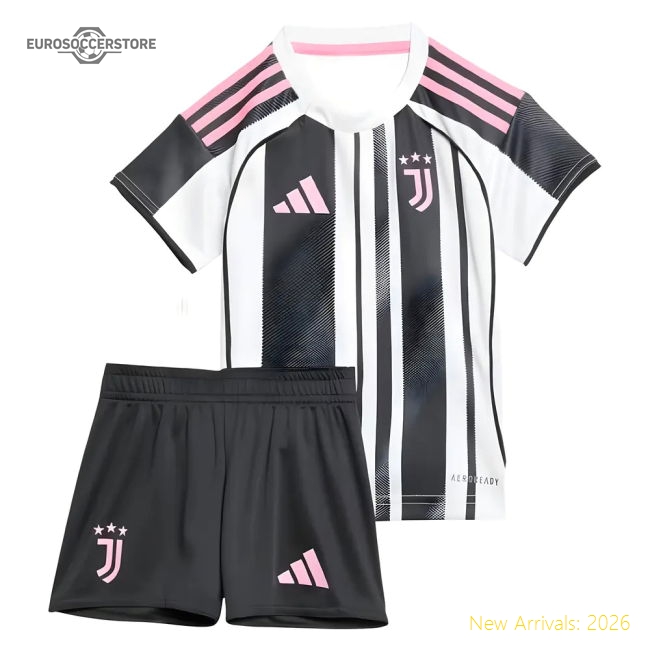 2025-2026 Juventus Home Baby Kit-Football Jersey Hub