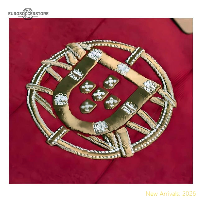 Portugal Ronaldo Retro Shirt with Laces A Selecção-Football Jersey Hub