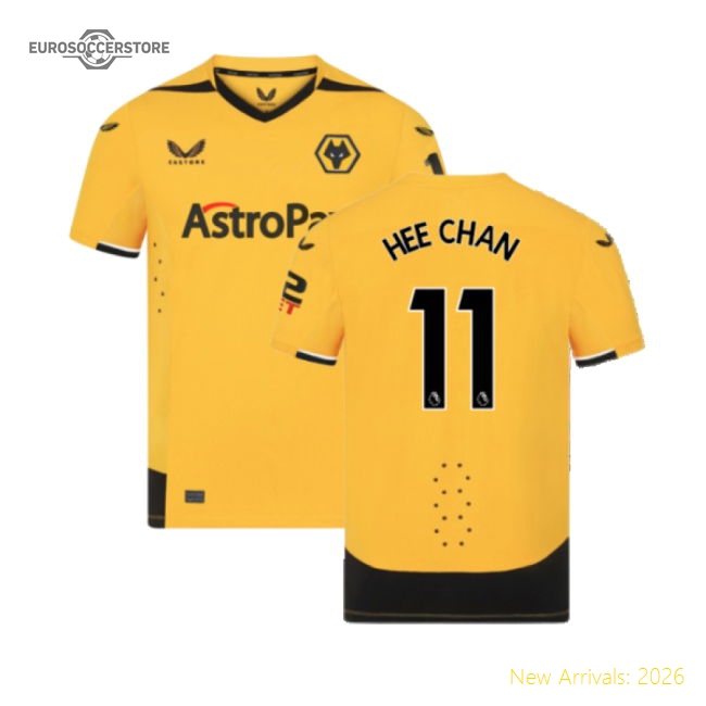 2022-2023 Wolves Home Pro Jersey (HEE CHAN 11)-Football Jersey Hub