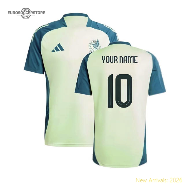 2024-2025 Mexico Training Jersey (Green) (Your Name)-Football Jersey Hub