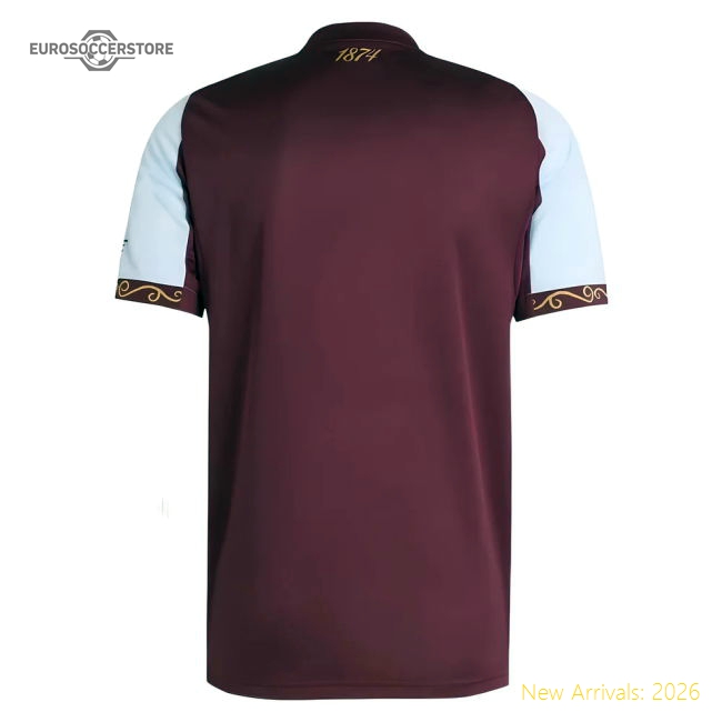 2025-2026 Aston Villa Home Shirt-Football Jersey Hub