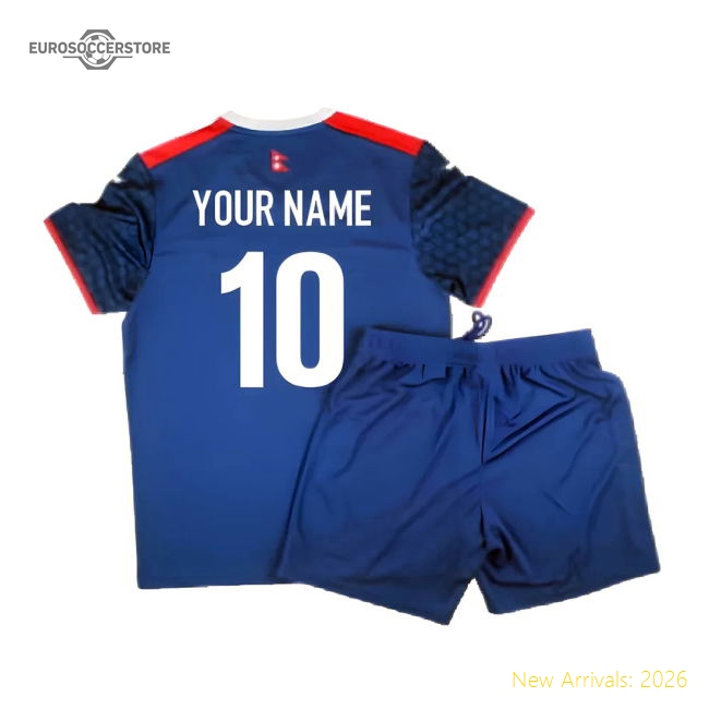 2024-2025 Nepal Away Kit (Shirts and Shorts) (Your Name)-Football Jersey Hub
