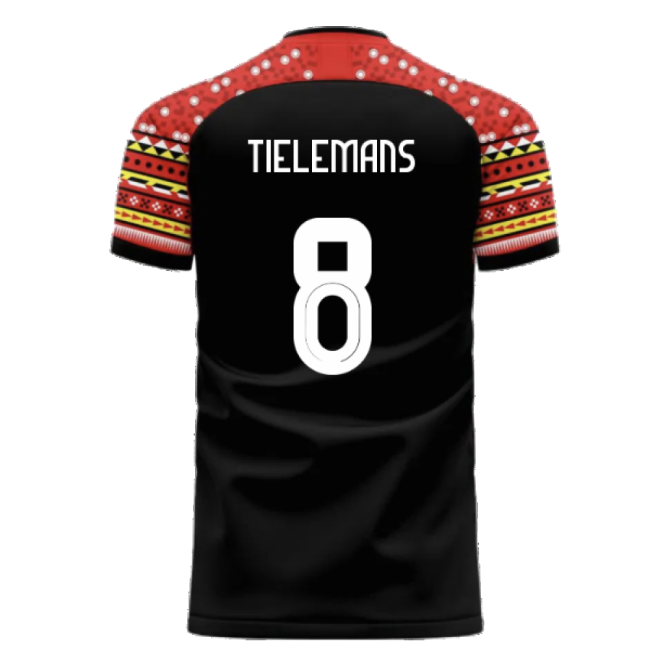Belgium 2024-2025 Away Concept Football Kit (Libero) (7-8y) (BNWT) (Tielemans 8)-Football Jersey Hub