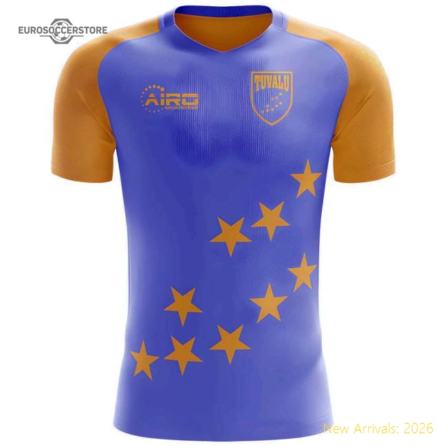 2025-2026 Tuvalu Home Concept Football Shirt - Womens-Football Jersey Hub