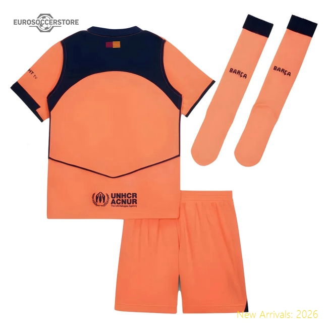 2025-2026 Barcelona Third Mini Kit (A.Iniesta 8)-Football Jersey Hub