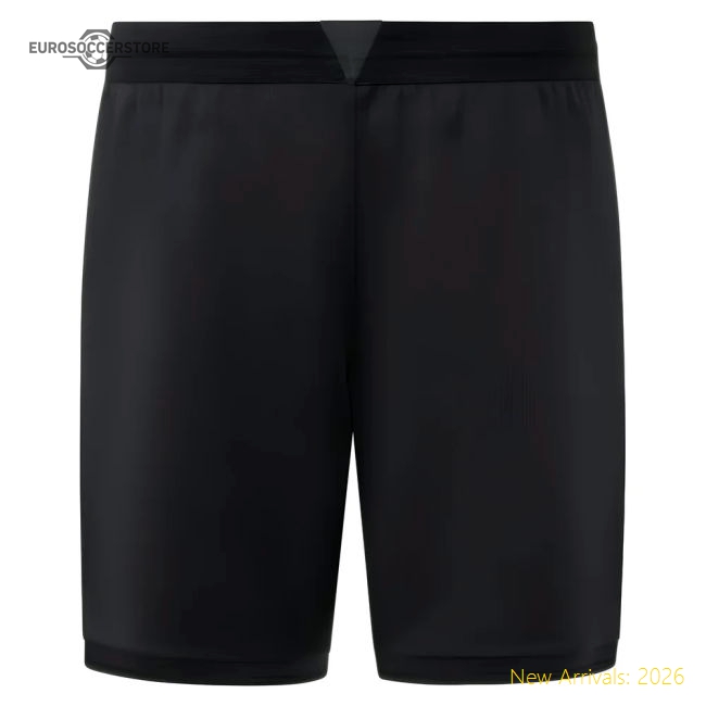 2025-2026 Wolves Goalkeeper Home Shorts (Black) - Kids-Football Jersey Hub