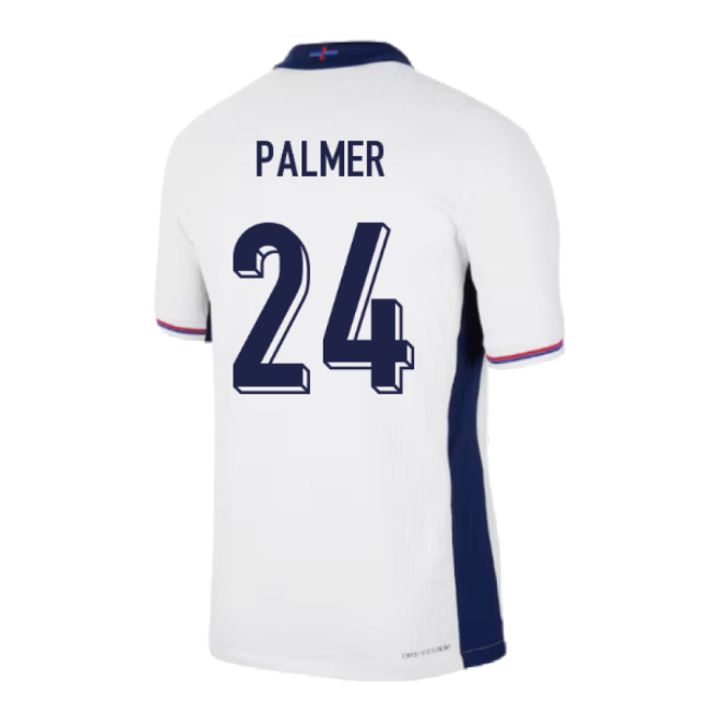 2024-2025 England Home Match Dri-Fit ADV Authentic Shirt (Palmer 24)-Football Jersey Hub