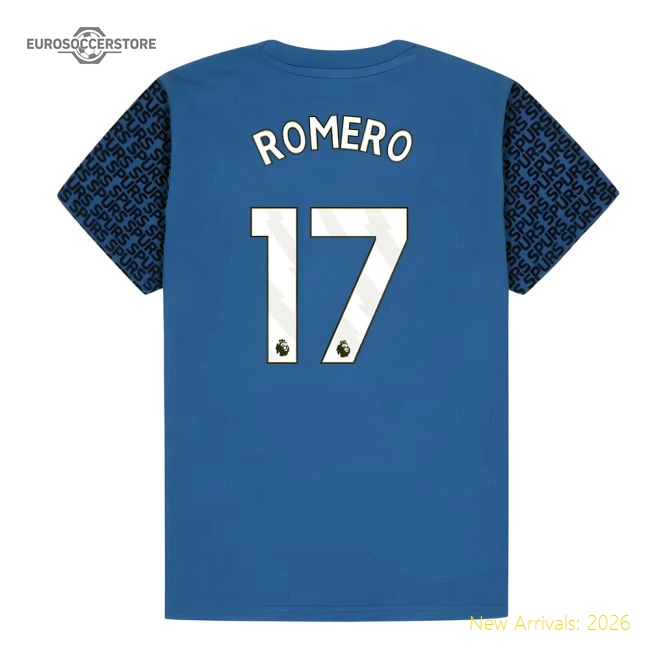 Tottenham Hotspur Graphic T-shirt (Blue) - Kids (Romero 17)-Football Jersey Hub