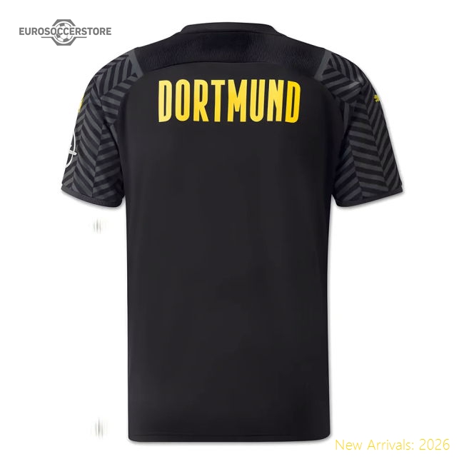2021-2022 Borussia Dortmund Away Shirt (HAALAND 9)-Football Jersey Hub