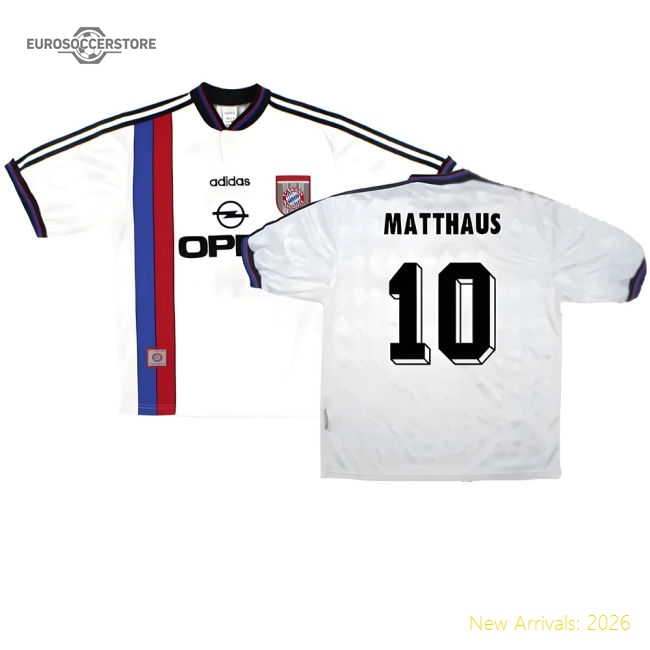 Bayern Munich 1996-98 Away Shirt ((Very Good) S) (Matthaus 10)-Football Jersey Hub
