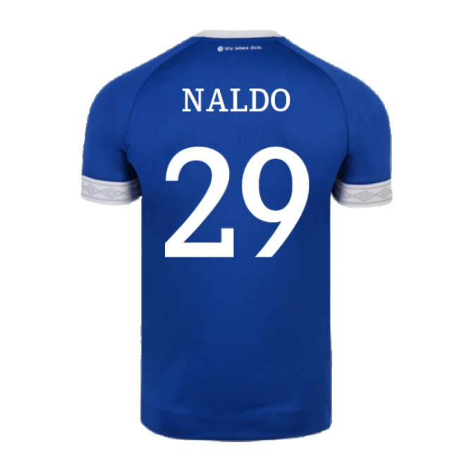 Schalke 2018-19 Home Shirt ((Mint) XXL) (Naldo 29)-Football Jersey Hub