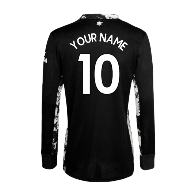 2020-2021 Arsenal Home Goalkeeper Shirt (Kids) (Your Name)-Football Jersey Hub