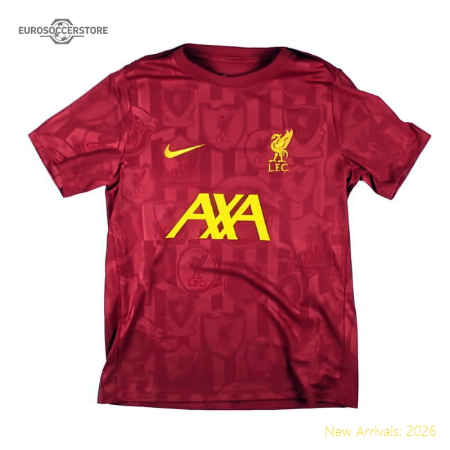 2024-2025 Liverpool Academy Pre-Match Shirt (Red) - Kids (Dalglish 7)-Football Jersey Hub