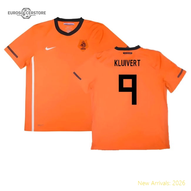 Holland 2010-11 Home Shirt (3xl) ((Very Good) 3XL) (Kluivert 9)-Football Jersey Hub