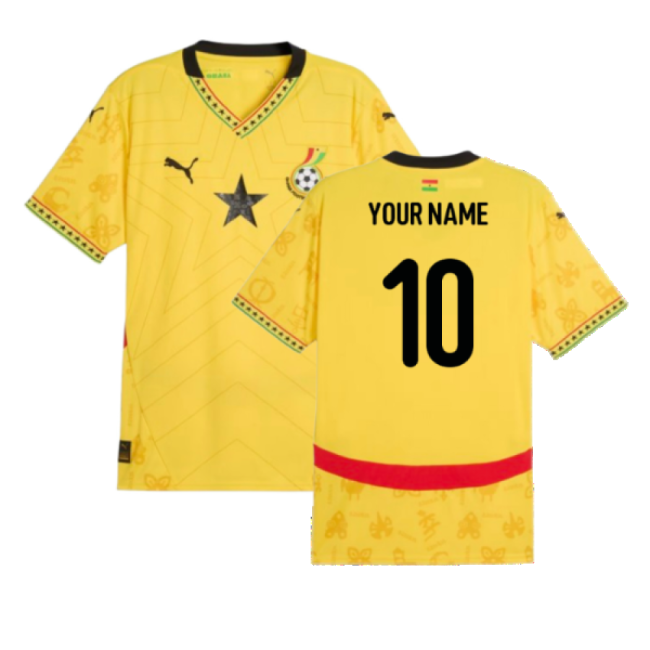 2024-2025 Ghana Away Shirt (Your Name)-Football Jersey Hub