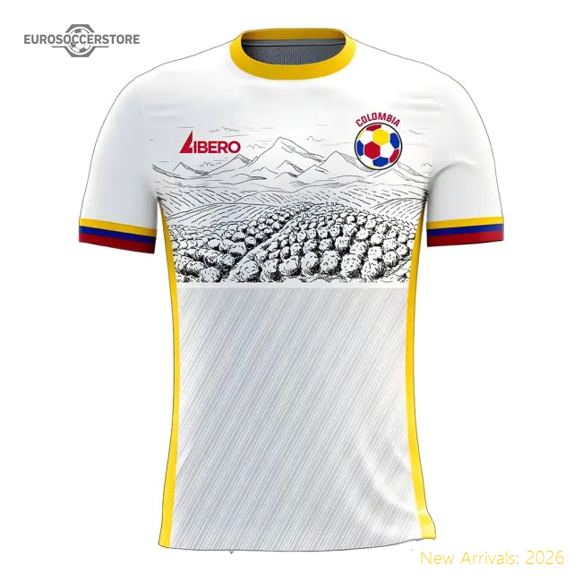 Colombia 2025-2026 Away Concept Football Kit (Libero) - Baby-Football Jersey Hub