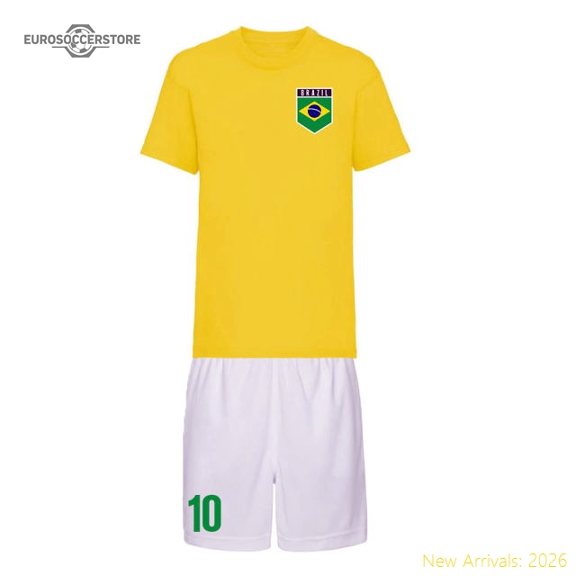 Personalised Brazil Training Kit-Football Jersey Hub