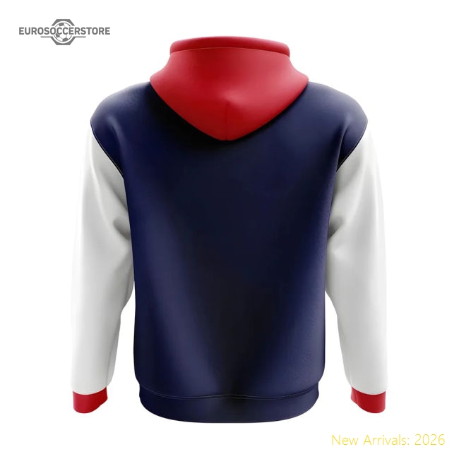 Norway Concept Country Football Hoody (Navy)-Football Jersey Hub