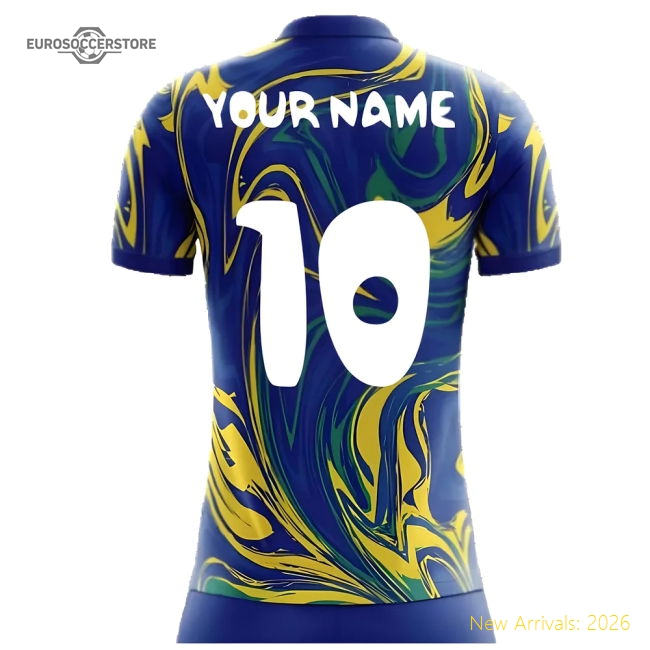 2025-2026 Brazil Away Concept Shirt (Your Name)-Football Jersey Hub