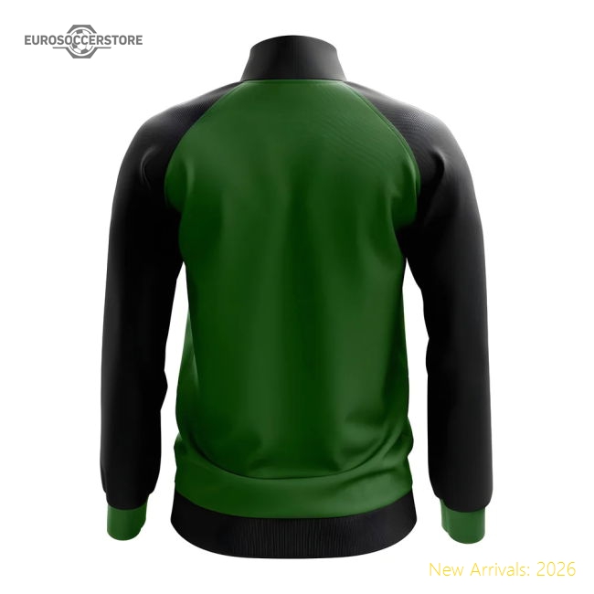 Palestine Concept Football Track Jacket (Green) - Kids-Football Jersey Hub