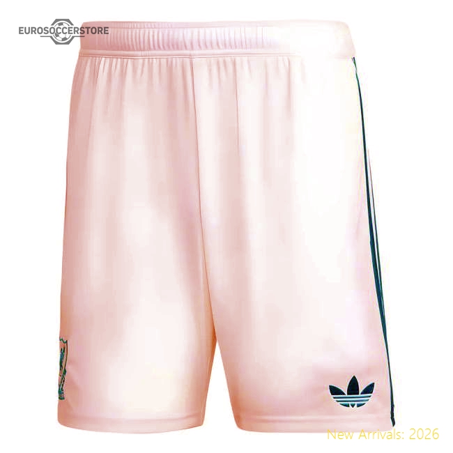 2025-2026 Liverpool Third Shorts (White)-Football Jersey Hub