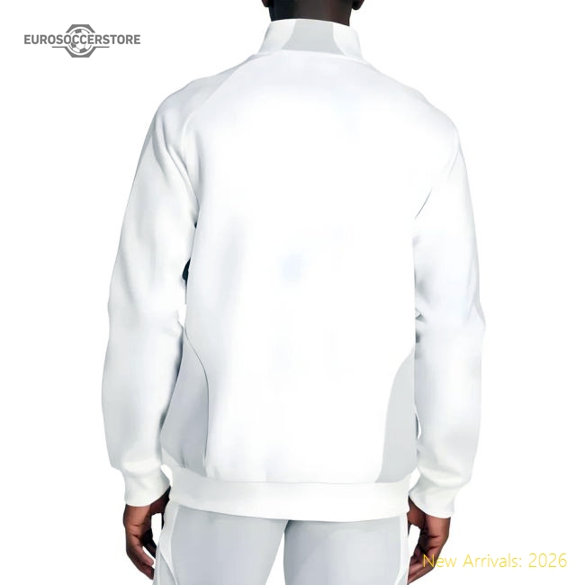 2025-2026 Real Madrid Track Top Urban Purist (White)-Football Jersey Hub