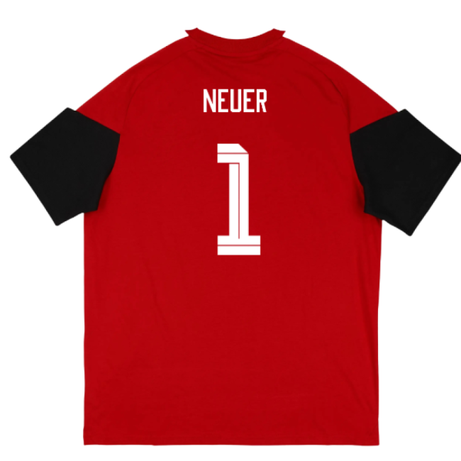 2026-2027 Germany Training Tee (Red) (Neuer 1)-Football Jersey Hub