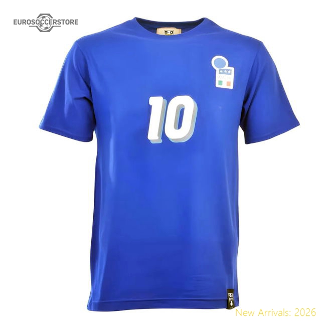 Italy 10 12th Man T-Shirt - Royal-Football Jersey Hub