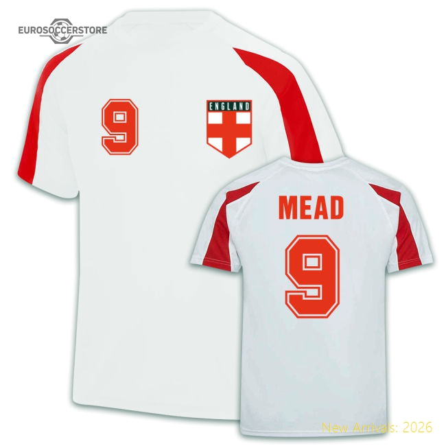 England Women Sports Training Jersey (Beth Mead 9)-Football Jersey Hub