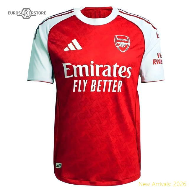 2025-2026 Arsenal Authentic Home Shirt-Football Jersey Hub