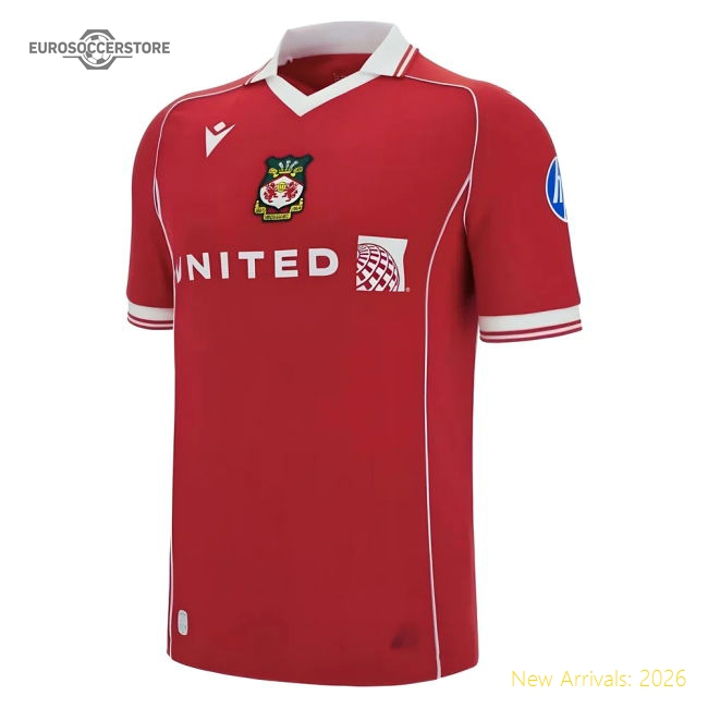 2025-2026 Wrexham Home Shirt (McClean 7)-Football Jersey Hub