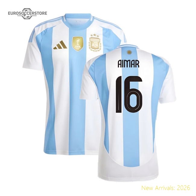2024-2025 Argentina Home Shirt (AIMAR 16)-Football Jersey Hub