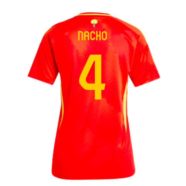 2024-2025 Spain Home Shirt (Ladies) (Nacho 4)-Football Jersey Hub