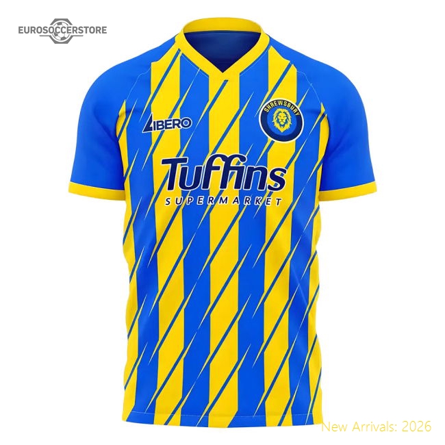 Shrewsbury 2025-2026 Home Concept Football Kit (Libero)-Football Jersey Hub